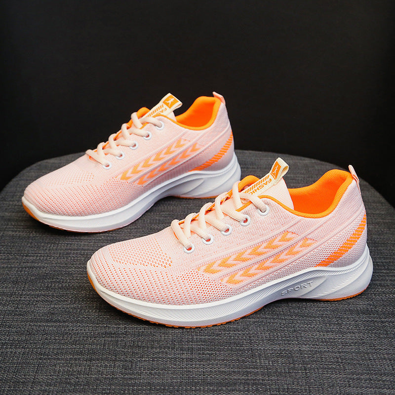 2024 cross-border shoes women's autumn casual shoes TikTok generation all-match soft bottom sneaker women's lightweight