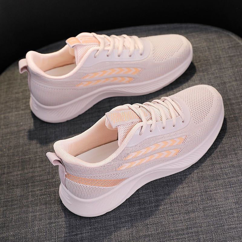 2024 cross-border shoes women's autumn casual shoes TikTok generation all-match soft bottom sneaker women's lightweight
