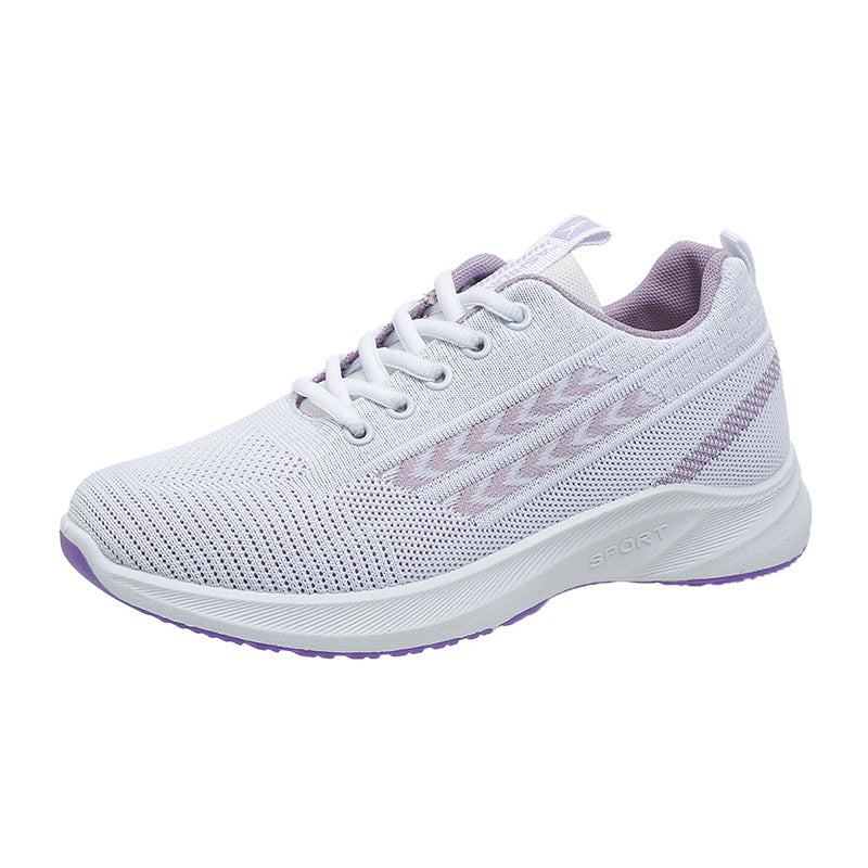 2024 cross-border shoes women's autumn casual shoes TikTok generation all-match soft bottom sneaker women's lightweight